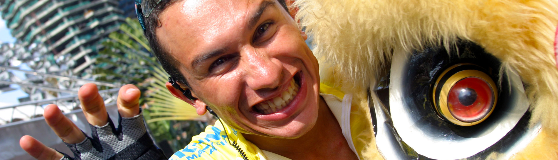 Le Tour de Langkawi: close up image of rider